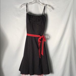 Ruby Rox Black Polka Dot Dress Size 5